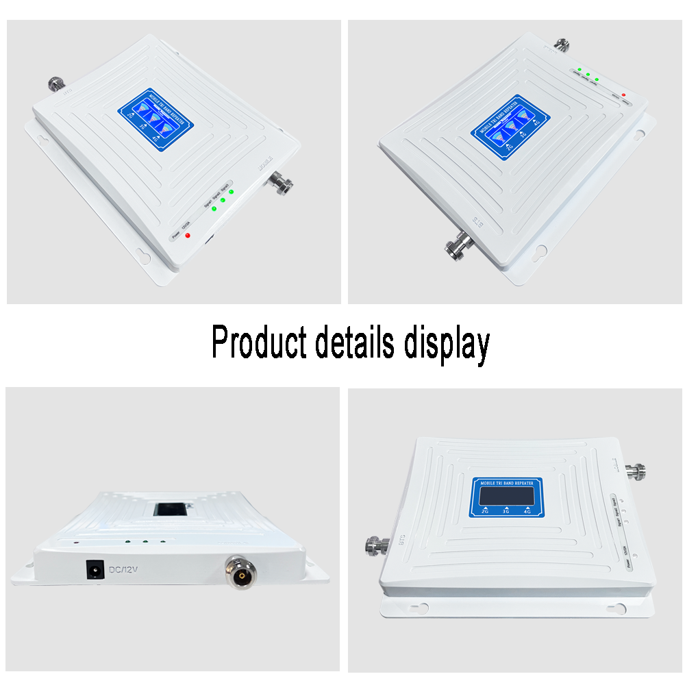 Tri Band Signal Booster 900 1800 2100 Mhz Mobile Network Booster 3G 4G Gsm Repeater/Amplifier
